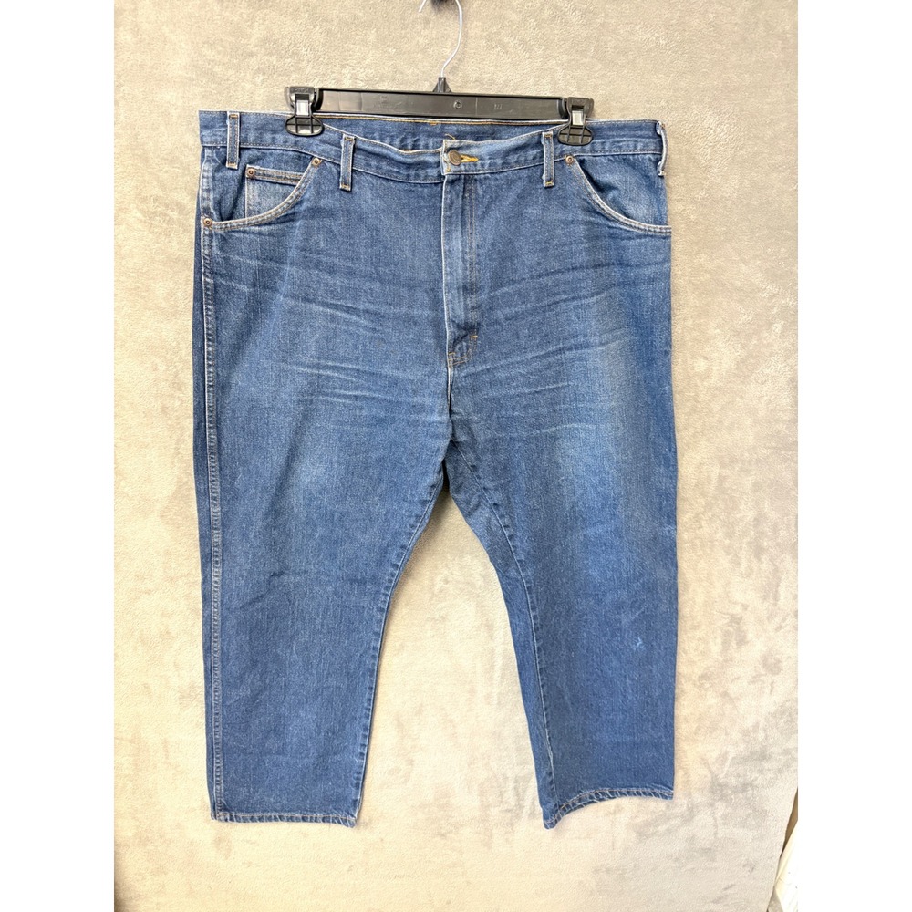 Dickies Relaxed Fit Straight Leg Denim Jeans Mens Size 42x30 Blue Work Pants